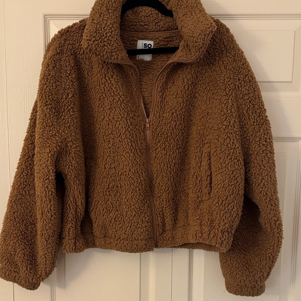 SO Warm Brown Fleece Jacket